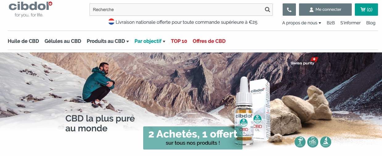 cibdol meilleur site de CBD